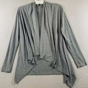 Coolibar UPF 50+ Sun Protection Women's XS Gray Open Front Cardigan Lightweight